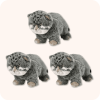 Pallas Cat Plush 3PCS